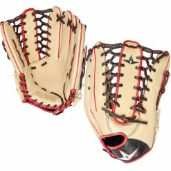 All-Star Pro-Elite 12.75 Inch FGAS-1275PT Baseball Glove - Cream/Black/Scarlet
