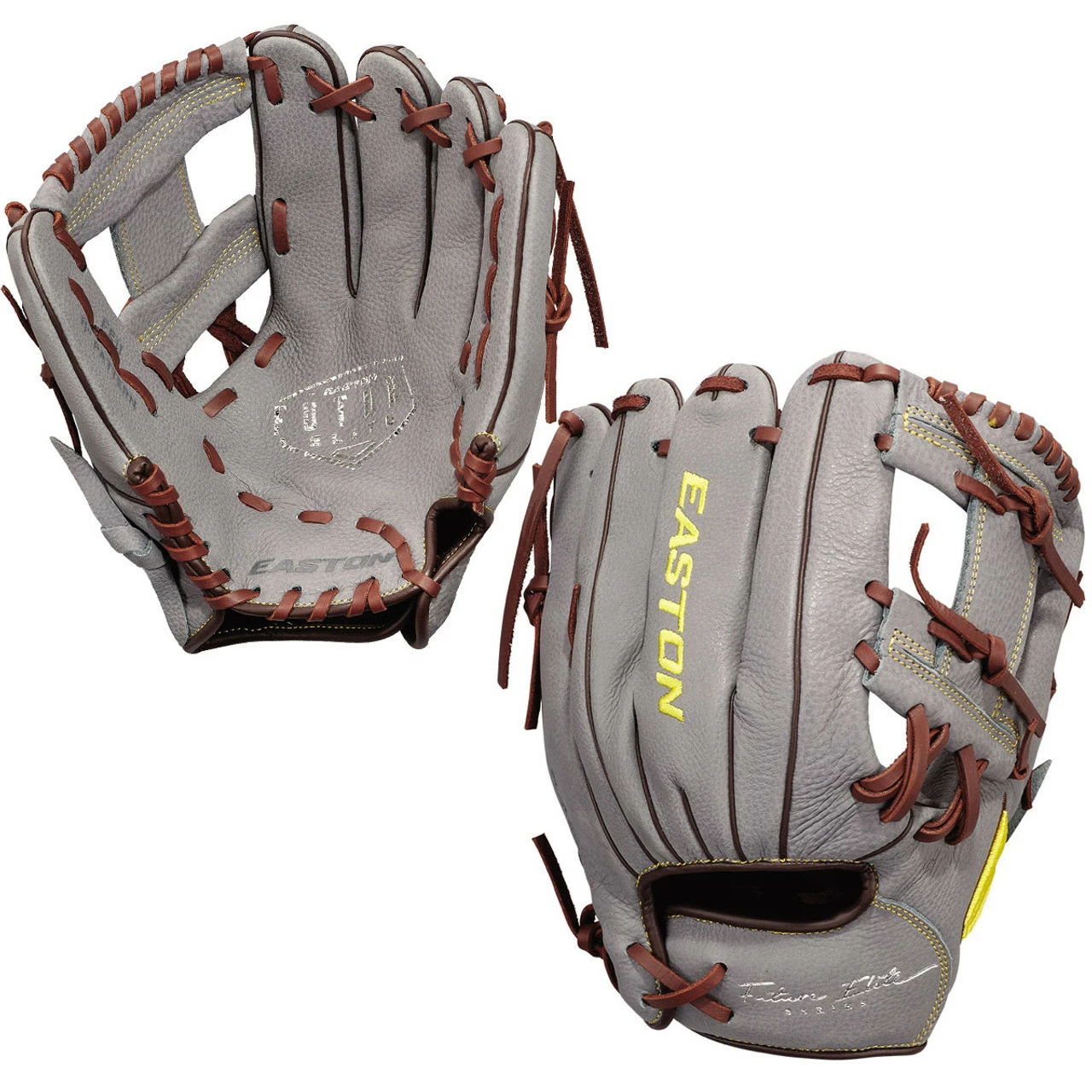 Easton Future Elite 11 Inch FE11 Youth Baseball Glove - Grey/Brown