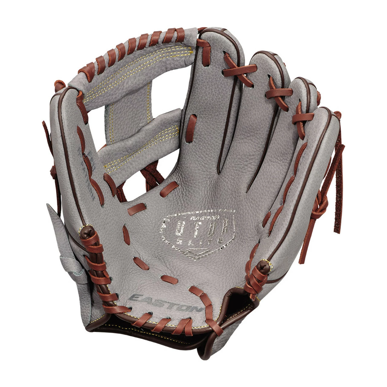 Easton Future Elite 11 Inch FE11 Youth Baseball Glove - Grey/Brown - Image 2