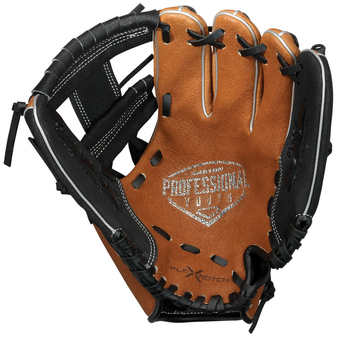 Easton Professional Youth Series 10 Inch PY10CB Baseball Glove - Carmel/Black - Image 3