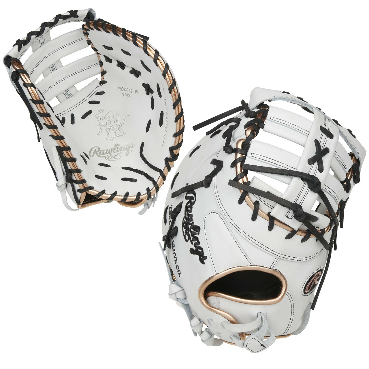 Rawlings Heart Of The Hide 13 Inch PRODCTSBW Fastpitch Softball First Base Mitt