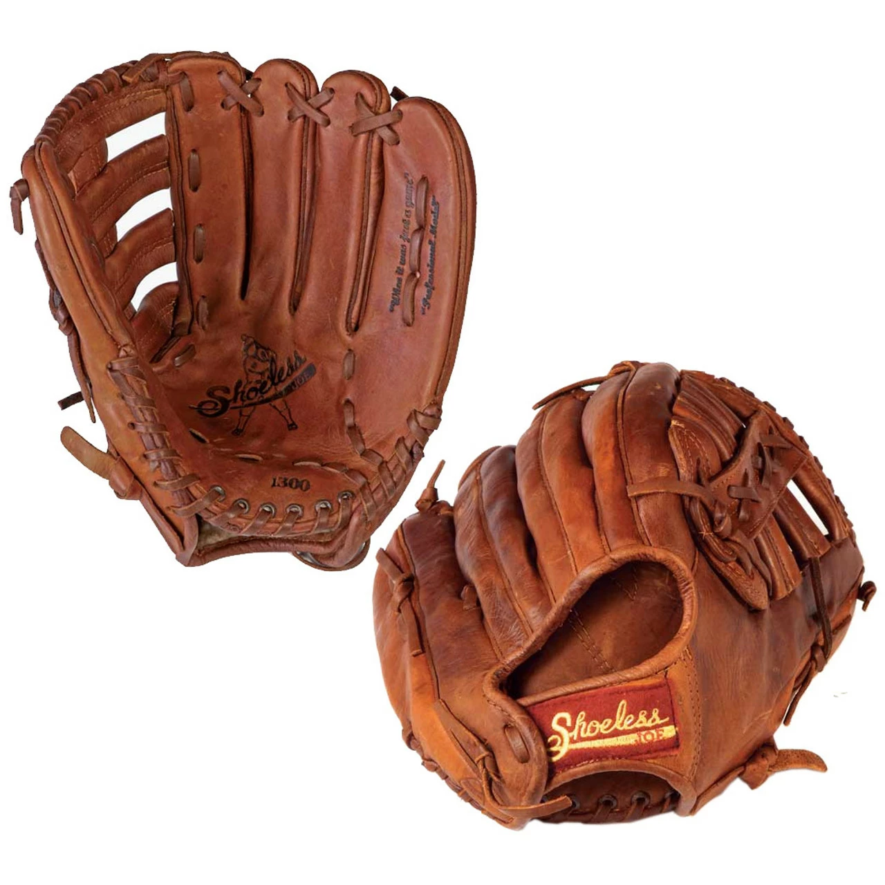 Shoeless Joe Professional Single Bar 13 Inch 1300SBR Baseball/Softball Glove