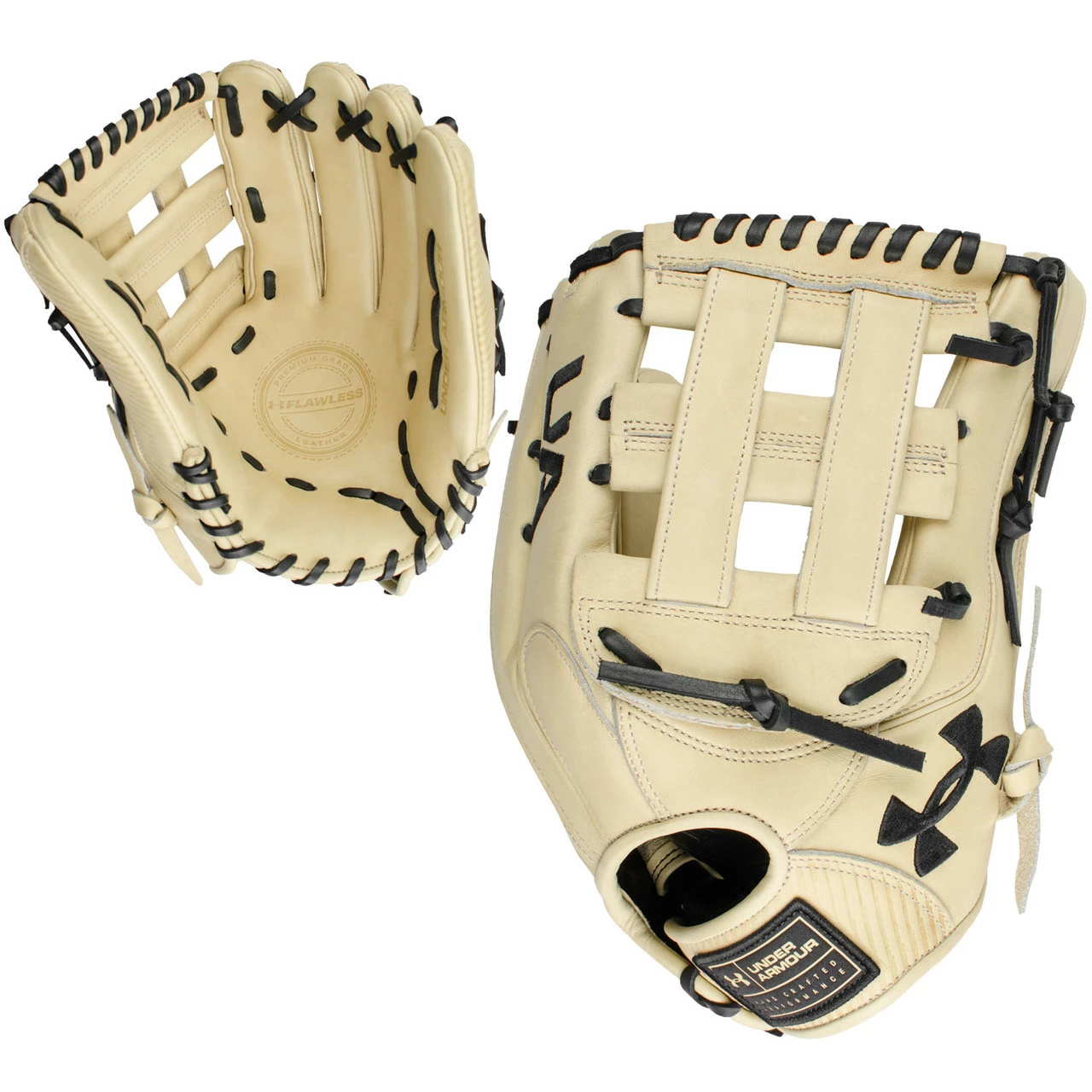 Under Armour UA Flawless 12.75 Inch UAFGFL-1275H Baseball Glove - Cream