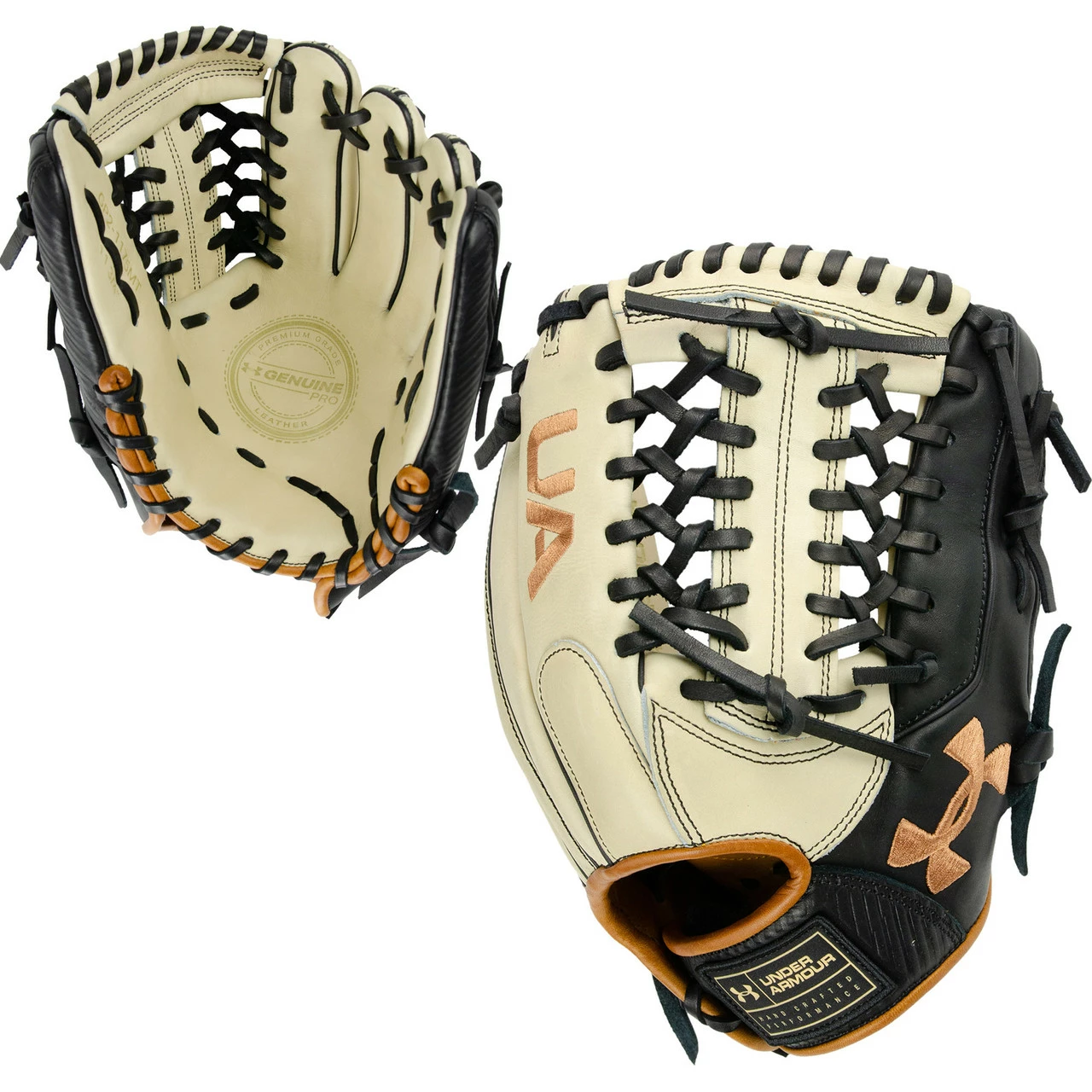 Under Armour UA Genuine 2.0 11.75 Inch UAFGGP2-1175MT Baseball Glove - Cream