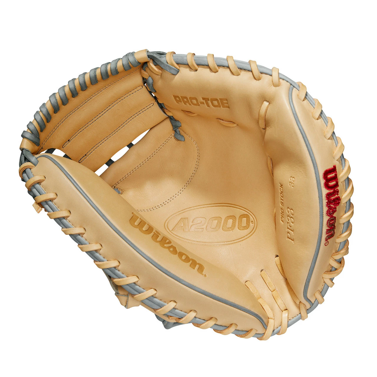 Wilson 2023 A2000 Pedroia Fit 33 Inch WBW10098433 Baseball Catcher's Mitt - Image 3